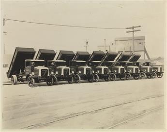 (TRANSPORTATION--BUSES AND TRUCKS) Approx. 105 photos depicting a variety of transportation methods, from tourist buses to trucks.